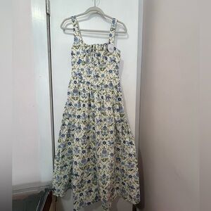 Jessica Simpson Blue and Cream Floral Dress
